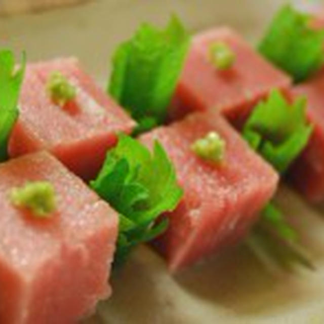 角切りマグロ刺し