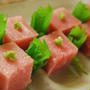 角切りマグロ刺し