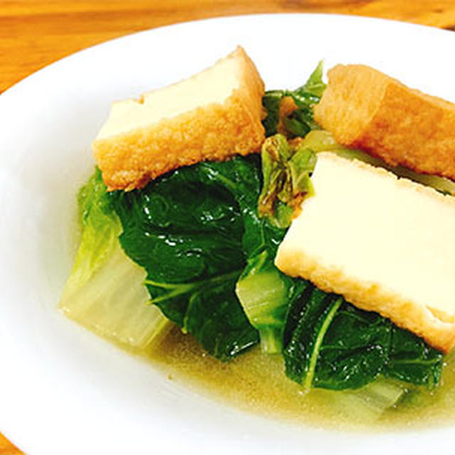 白菜と厚揚げ炒め煮