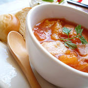 100％トマトの冷製スープ♪