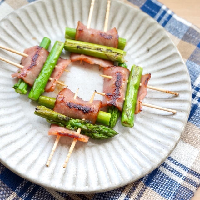 シャウベーコロンを使って♡巻かないアスパラベーコン-お弁当✻簡単✻隙間おかず