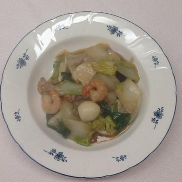 来週は中華、白玉粉を2通りに