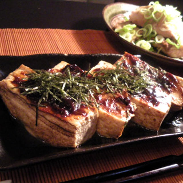 焼き豆腐　味噌田楽