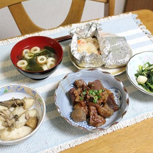 中華ちまきと牛すじのどて煮とビタミン菜とにんにくのオイスター炒めでうちごはん（レシピ付）