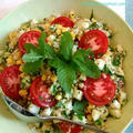 キヌアとハーブでタブーレ風サラダ　Quinoa Tabbouleh Salad with Herbs