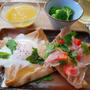 全粒粉パン用で作るガレット、昨日の昼ごはん8私のごはん