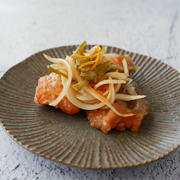 鮭南蛮と仕送りご飯♪