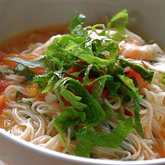 熱々☆トマト煮麺