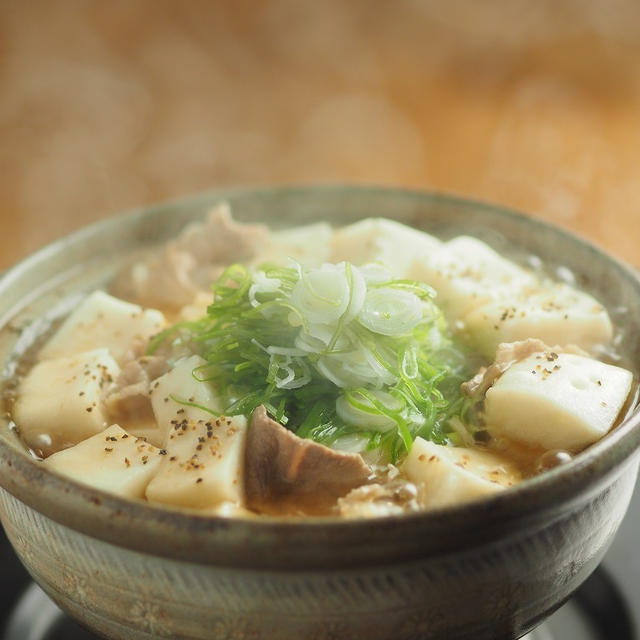 はんぺんと豆腐のスープ鍋