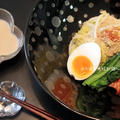 たっぷりの春キャベツで楽しむ豆乳冷製麺～つけて良しかけて良しのコングクス。 by ゆりぽむさん