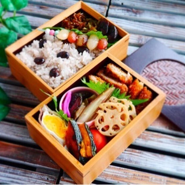またまた雨の朝＊でも週末だの旦那くん弁当