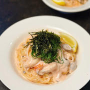 味変レモンが正解◎娘が笑顔の明太クリームパスタ！【着色汚れ＆口臭ケアにWで効くブレスマイル】