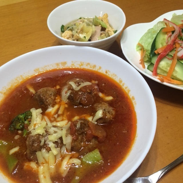 ミートボールトマト煮込み
