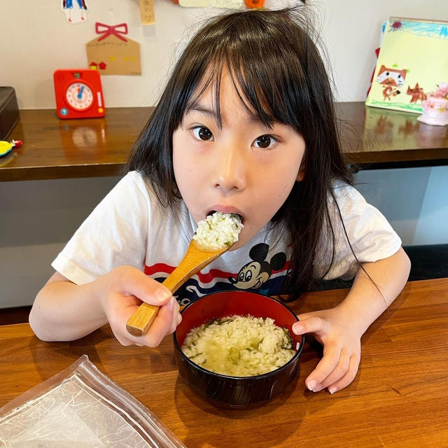 朝ごはんはお茶漬けです！！