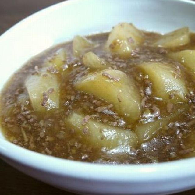 【掲載】くらしのアンテナ（レシピブログ）★大根のそぼろあんかけの煮物♪