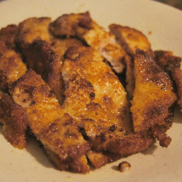 酸味とコクで美味さ倍増♪レモンバターとんかつ