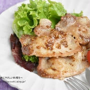 1品で楽うま地味べんとう*豚ロース薄切り肉のハニーマスタード焼き