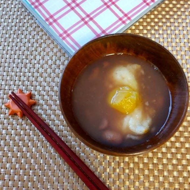 お汁粉と一緒に楽しむ支度