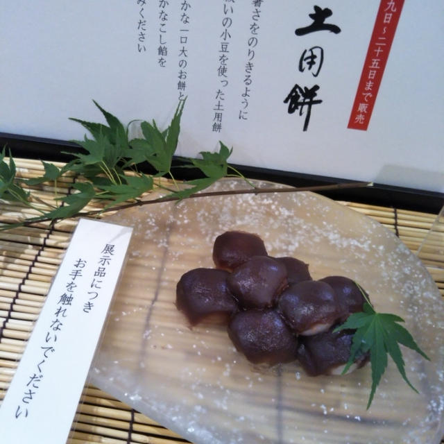 帰省☆期間限定の土用餅〜たねや