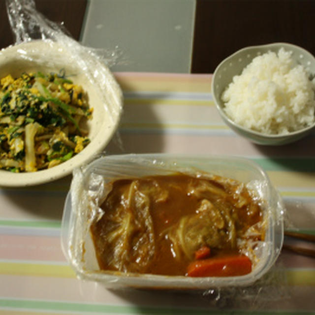 夜勤の日の作り置きご飯