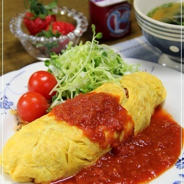 ・念願のオムライス　冬越え中♪