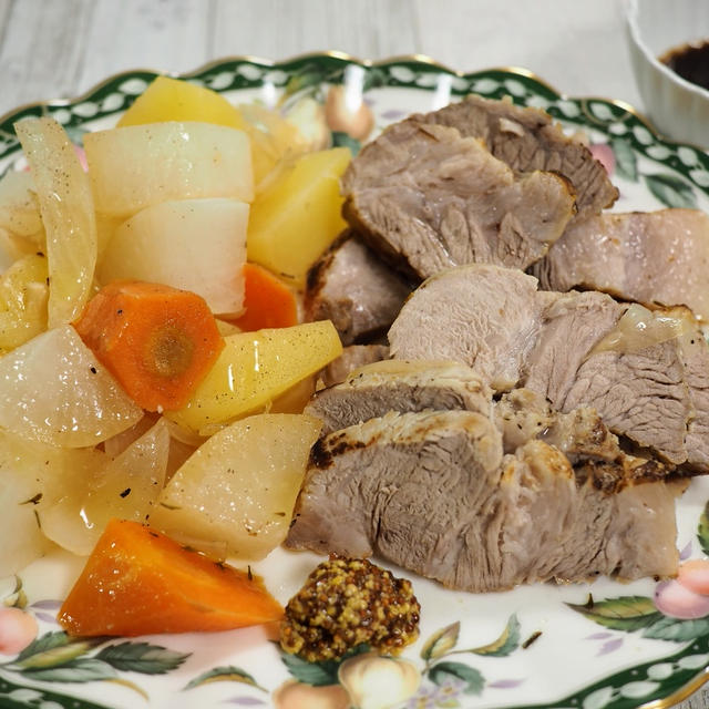 無水鍋で作る・豚ロース肉のポットロースト【＃簡単レシピ　＃美味しいレシピ】