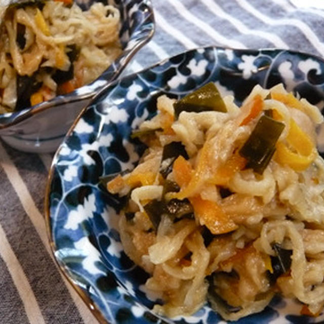 お麩入り切り干し大根煮