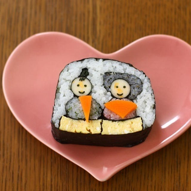 【満席になりました】１～２月巻き寿司レッスンは「おひなさま」と「子パンダ」です