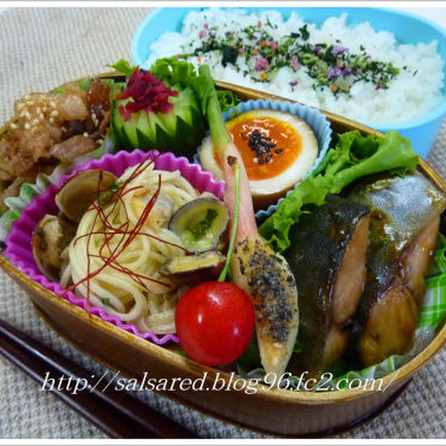 いなだの葉生姜焼き