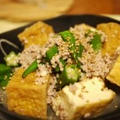「オクラと油揚げの甘辛煮」とか
