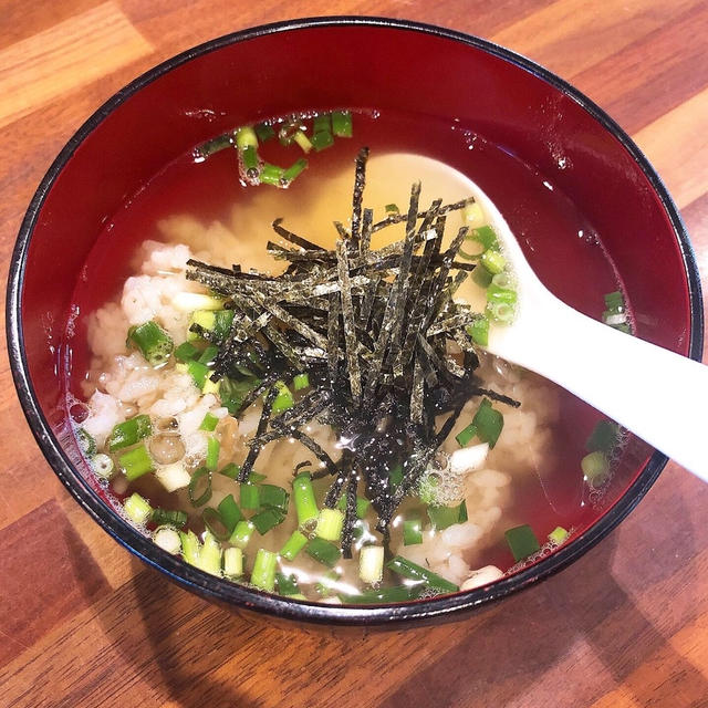 朝ごはんはお茶漬けです！！