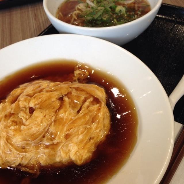 天津飯とミニラーメン