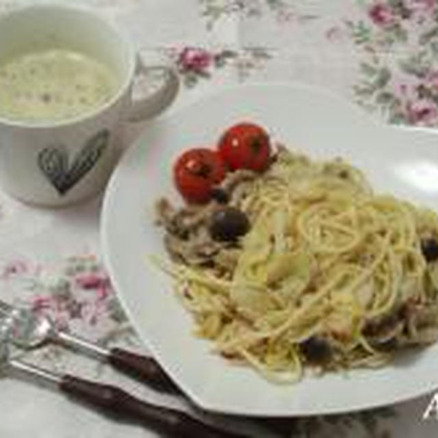 ☆ちりめん山椒＆鮭のパスタ☆