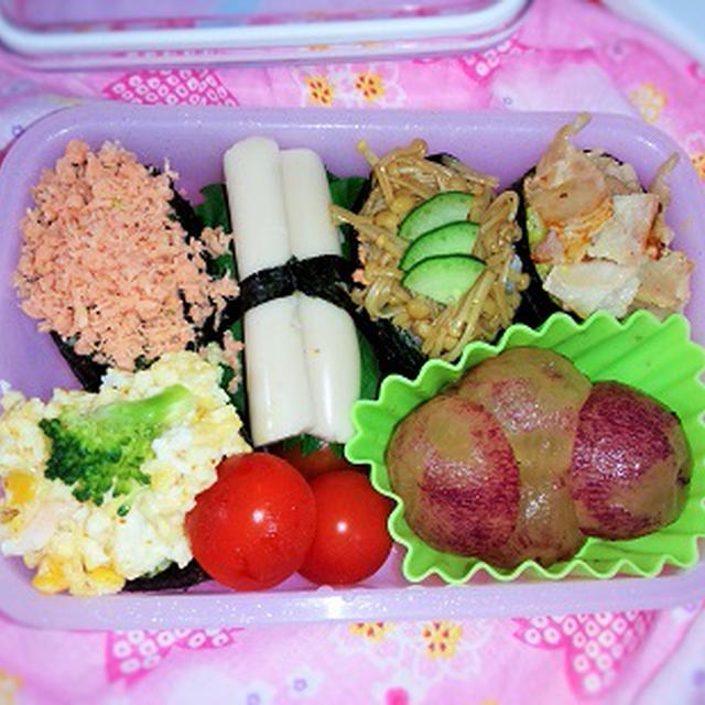 運動会に　変わり寿司弁当！！