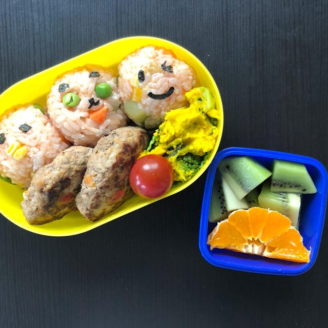 WED. 02/06/2021 お子様ランチ風弁当【3歳と大人ごはん】