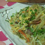 豆苗ともやしの卵ソテー