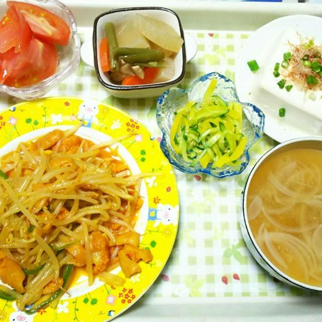 味噌ホルモン炒め☆(>_<)