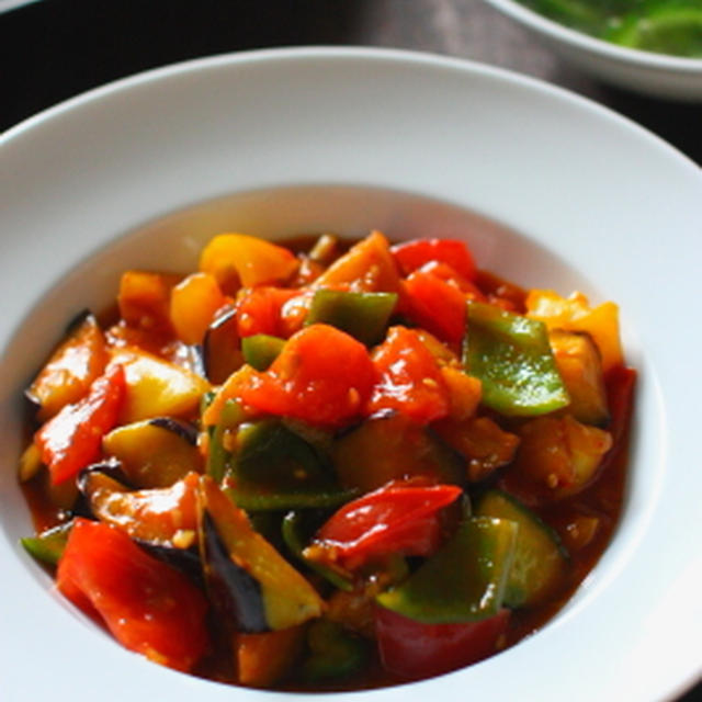 中華風 夏野菜のピリ辛炒め