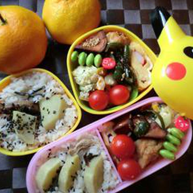 ☆連チャンお弁当！　デッカ〜さつまいもプリン☆