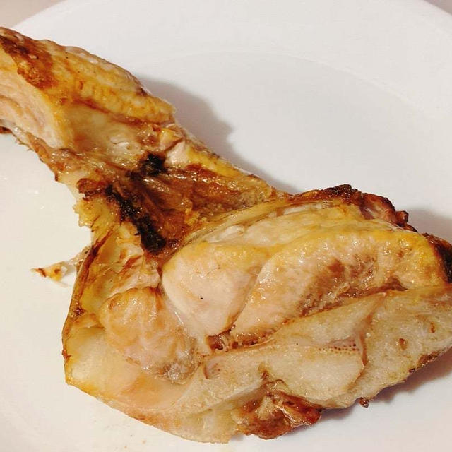カジキを塩焼きに...豚肉生姜焼きをサイドに....
