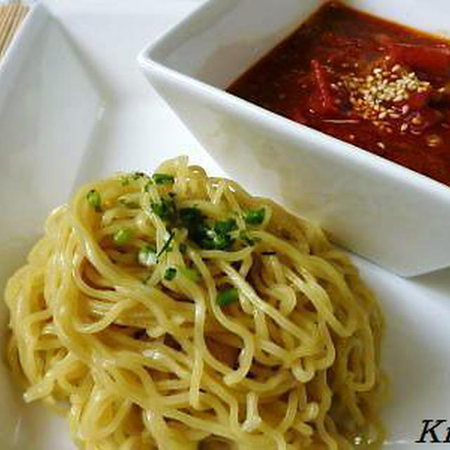 トマトno洋風坦々つけ麺♪