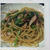 にんにくバター醤油のパスタ（ほうれん草とベーコン編）