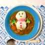 クリスマス　ゆきだるまカレー