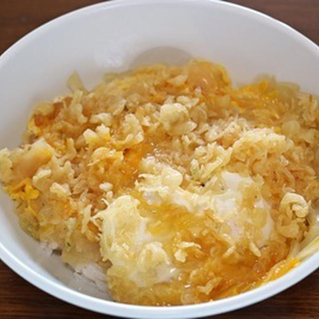 久しぶりに「天かす丼」