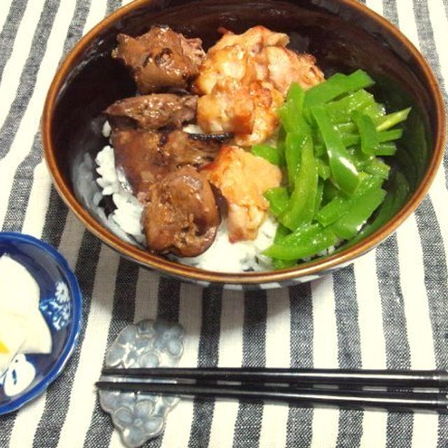 惣菜の焼鳥で、焼鳥丼