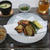 鶏むね肉となすの唐揚げ定食