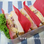 息子君リクエストのサンドイッチ弁当★*ﾟ