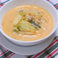フーディストノート掲載！簡単5分あったかスープ〜もやしとキムチのなめらか豆乳スープ。 by akkiさん