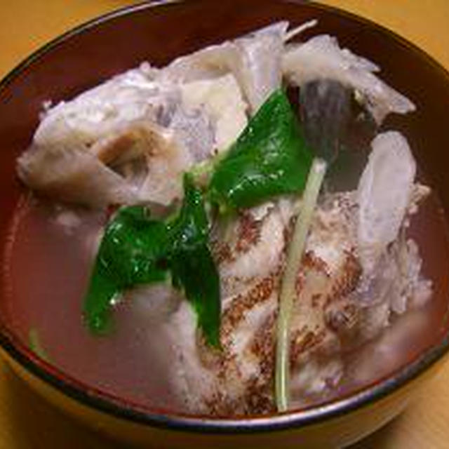 鯛のうしお汁　鯛づくし・・その２
