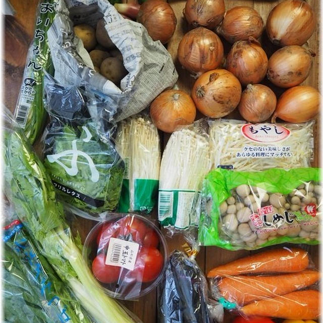 【週初めの冷蔵庫と仕込み】7月27日～の献立用に買った食材とあまり食材。と　月曜日の献立。と　夏休みどうしよう。